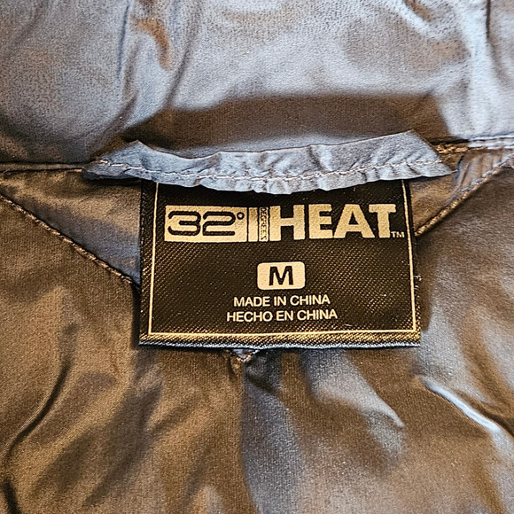 32 Degrees HEAT Women’s Packable Puffer Vest Quilted Dark Grey Size Medium - Picture 4 of 6